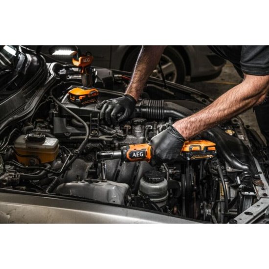 Трещотка аккумуляторная бесщеточная AEG BSS18R38BL-0 18 В без АКБ и ЗУ (22911363)