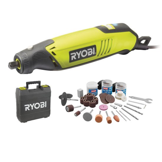 Гравер электрический Ryobi EHT150V 150 Вт с набором оснастки (15016610)