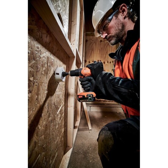 Дрель-шуруповерт ударная аккумуляторная AEG Проф BSB18G4-202C 18 В 2 Ач Li-Ion 2 АКБ и ЗУ (17476254)