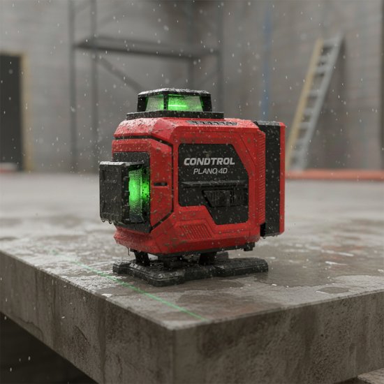 Уровень лазерный Condtrol Plano 4D зеленый луч, 60 м