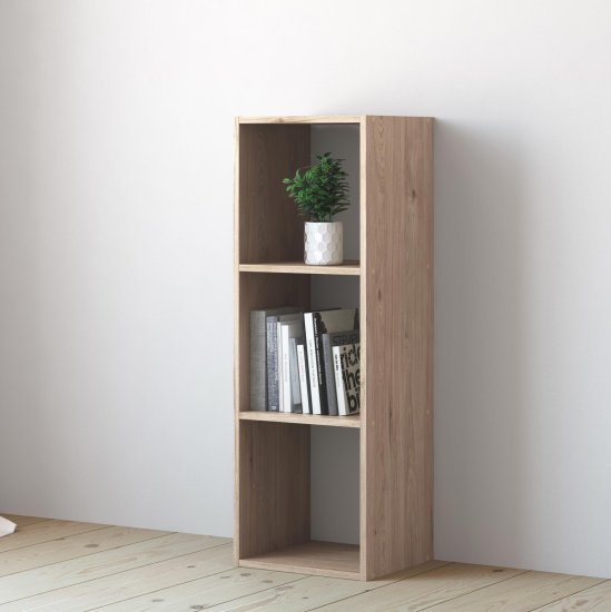 Стеллаж KONSENSA Руан 3 секции 36x104x31.7 см ЛДСП цвет дуб комано