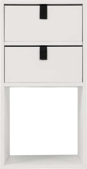 Стеллаж KONSENSA Руан 2 секции 36x70x31.7 см ЛДСП цвет белый