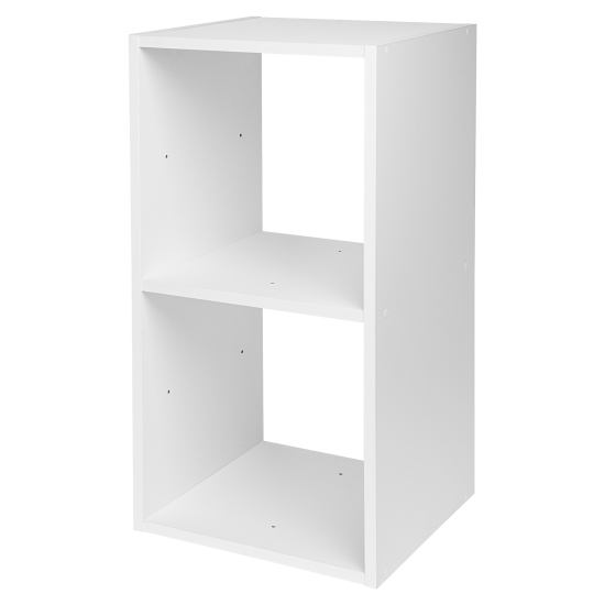 Стеллаж KONSENSA Руан 2 секции 36x70x31.7 см ЛДСП цвет белый