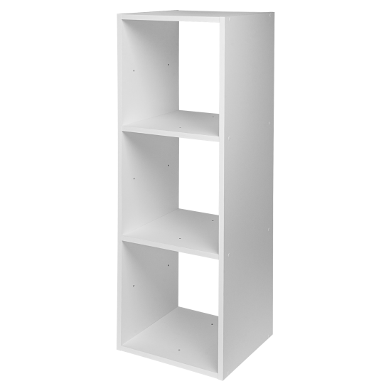 Стеллаж KONSENSA Руан 3 секции 36x104x31.7 см ЛДСП цвет белый