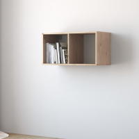 Стеллаж KONSENSA Руан 2 секции 36x70x31.7 см ЛДСП цвет дуб комано