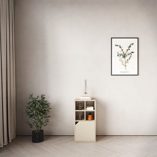 Стеллаж KONSENSA Руан 2 секции 36x70x31.7 см ЛДСП цвет дуб комано