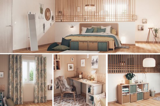 Стеллаж KONSENSA Руан 2 секции 36x70x31.7 см ЛДСП цвет дуб комано