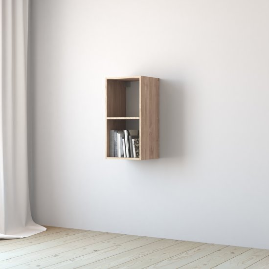 Стеллаж KONSENSA Руан 2 секции 36x70x31.7 см ЛДСП цвет дуб комано