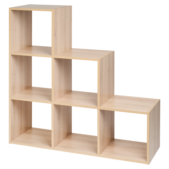 Стеллаж KONSENSA Руан 6 секций 104x104x31.7 см ЛДСП цвет дуб комано