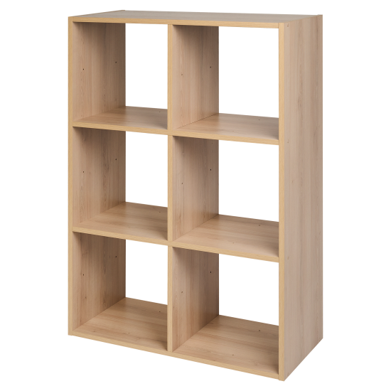 Стеллаж KONSENSA Руан 6 секций 70x104x31.7 см ЛДСП цвет дуб комано