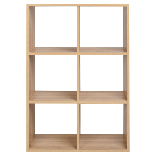 Стеллаж KONSENSA Руан 6 секций 70x104x31.7 см ЛДСП цвет дуб комано