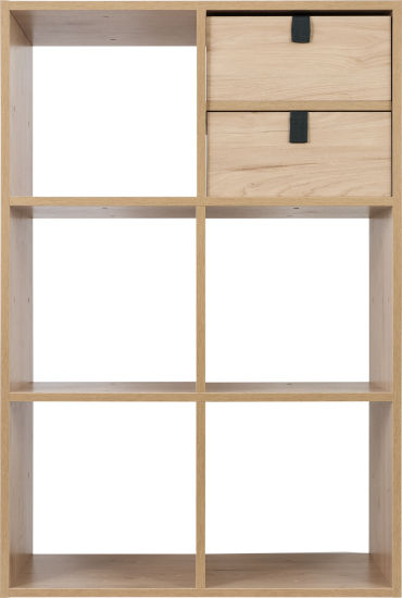 Стеллаж KONSENSA Руан 6 секций 70x104x31.7 см ЛДСП цвет дуб комано