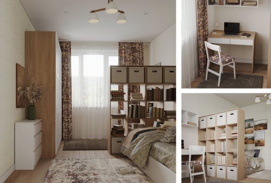 Стеллаж KONSENSA Руан 10 секций 70x173x31.7 см ЛДСП цвет дуб комано