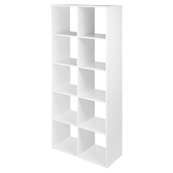 Стеллаж KONSENSA Руан 10 секций 70x173x31.7 см ЛДСП цвет белый