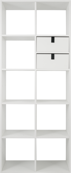 Стеллаж KONSENSA Руан 10 секций 70x173x31.7 см ЛДСП цвет белый