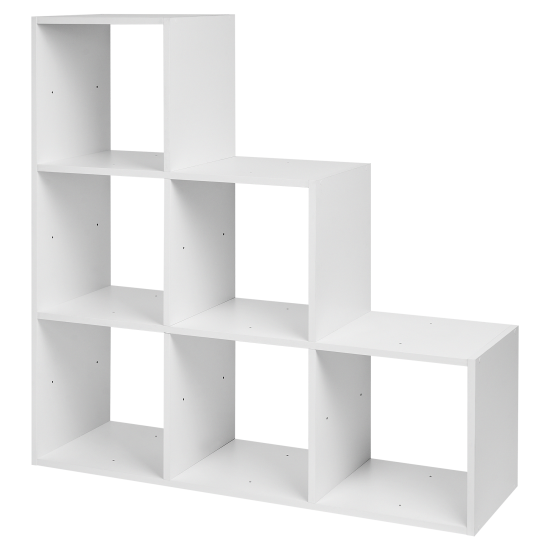 Стеллаж KONSENSA Руан 6 секций 104x104x31.7 см ЛДСП цвет белый