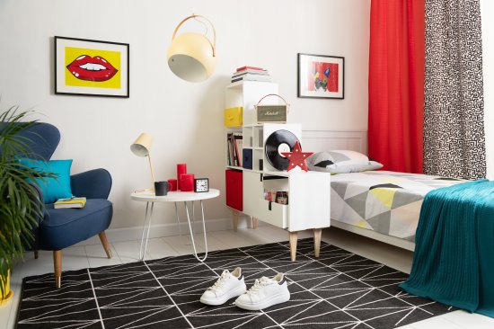 Стеллаж KONSENSA Руан 6 секций 104x104x31.7 см ЛДСП цвет белый