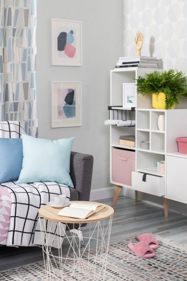 Стеллаж KONSENSA Руан 6 секций 104x104x31.7 см ЛДСП цвет белый