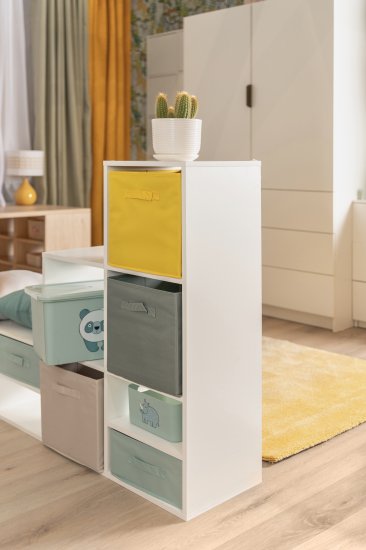 Стеллаж KONSENSA Руан 6 секций 104x104x31.7 см ЛДСП цвет белый