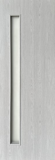 Дверь межкомнатная со стеклом Ясень 90x200 см Hardflex цвет серый с замком