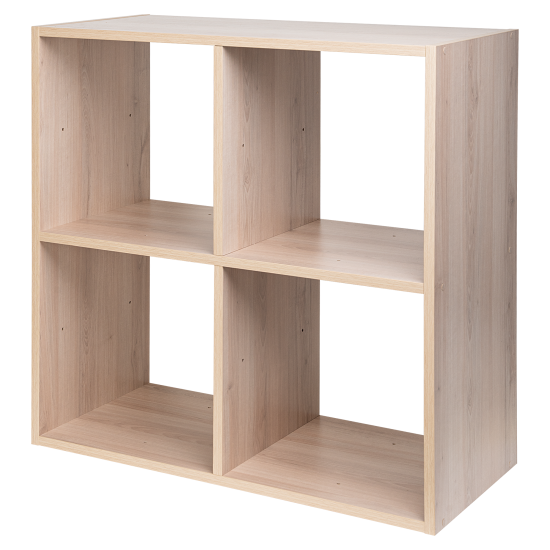 Стеллаж KONSENSA Руан 4 секции 70x70x31.7 см ЛДСП цвет дуб комано