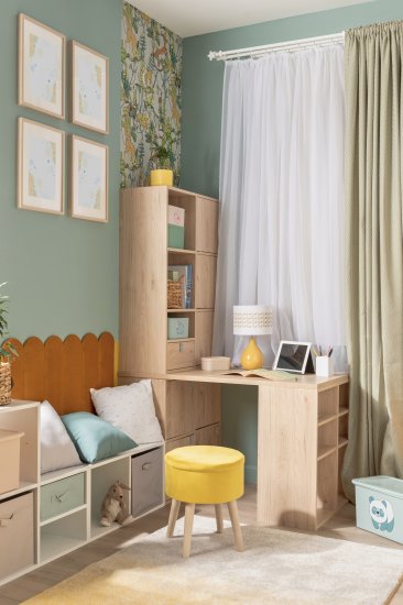 Стеллаж KONSENSA Руан 4 секции 70x70x31.7 см ЛДСП цвет дуб комано