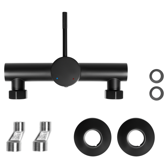 Смеситель для душа Терни KONSENSA черный