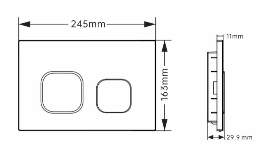 Комплект инсталляция Grant с унитазом Aura Торнадо безободковый с микролифтом клавиша цвет хром