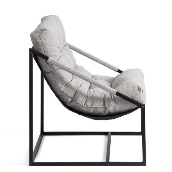 Кресло Charli серо-бежевое