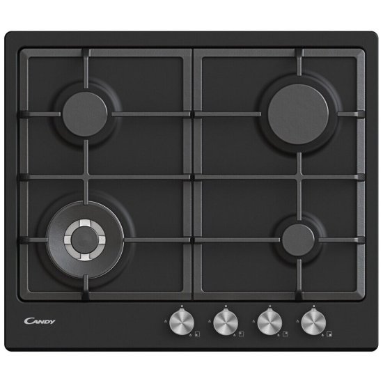 Варочная панель газовая Candy CHG6BF4WPBB 4 конфорки черная