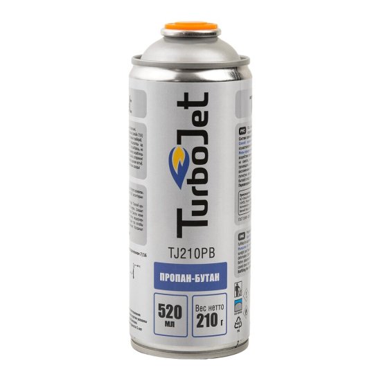 Баллон газовый Turbojet одноразовый 0,52 л