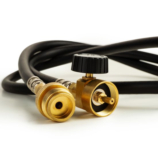 Шланг газовый Turbojet с резьбовым соединением CGA600 черный d18 мм 150 см