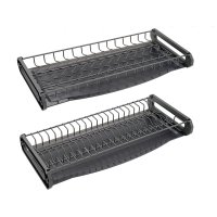Сушилка для посуды в шкаф Lemax Evolution 26x7x56.4 см 2 яруса металл цвет серый