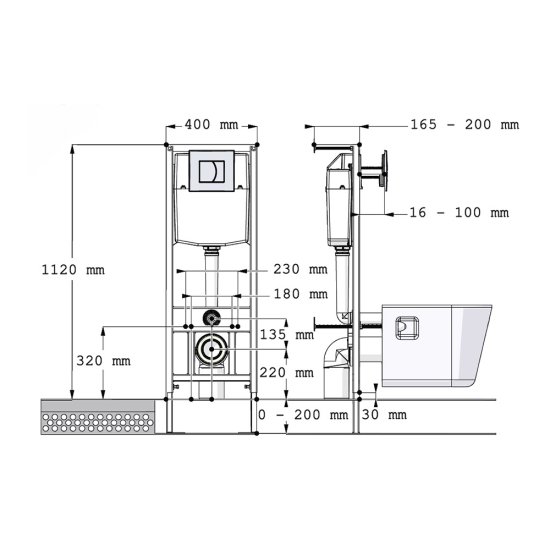 Комплект инсталляция и унитаз Culto Eddy безободковый с микролифтом клавиша цвет белый