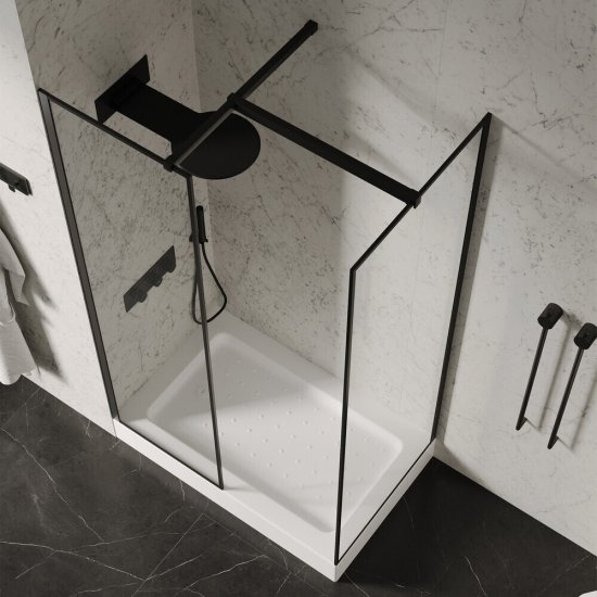 Поддон Abber акриловый 70х90х13 мм прямоугольник белый низкий (AD3C907)