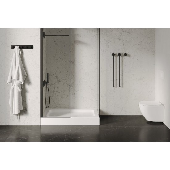 Поддон Abber акриловый 70х90х13 мм прямоугольник белый низкий (AD3C907)