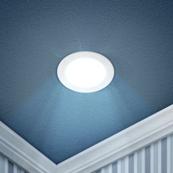 Светильник встраиваемый светодиодный белый 6 Вт 6500К IP20 Эра Slim (Б0019831/3638)