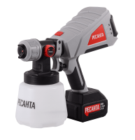 Краскопульт аккумуляторный Ресанта 75/17/3, 20 В Li-ion 4 Ач, 0.8 л/мин