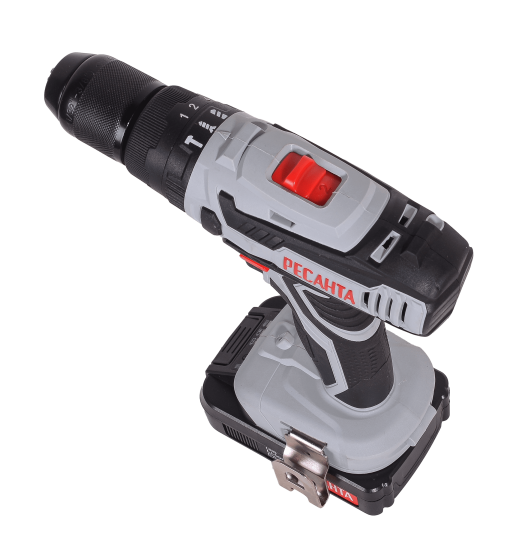 Дрель-шуруповерт аккумуляторная Ресанта ДА-18-2ЛК-У, 18 В Li-Ion 2 Ач