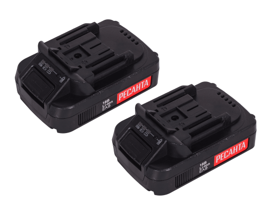 Дрель-шуруповерт аккумуляторная Ресанта ДА-18-2ЛК-У, 18 В Li-Ion 2 Ач