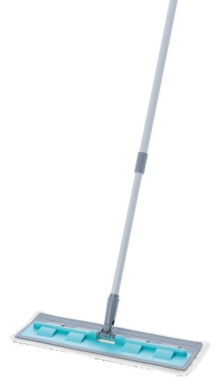 Швабра с плоской насадкой You'll Love Дуо микрофибра серый/бирюзовый 127 см