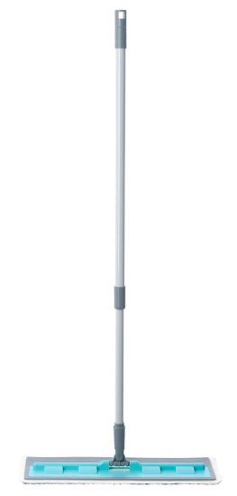 Швабра с плоской насадкой You'll Love Дуо микрофибра серый/бирюзовый 127 см