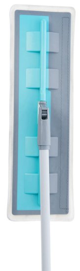 Швабра с плоской насадкой You'll Love Дуо микрофибра серый/бирюзовый 127 см