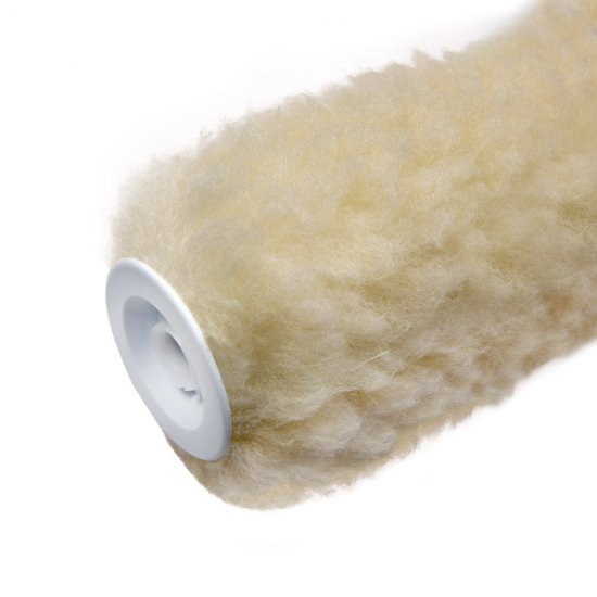 Валик натуральный мех 180 мм d42 мм ворс 12 мм для алкидной основы с ручкой