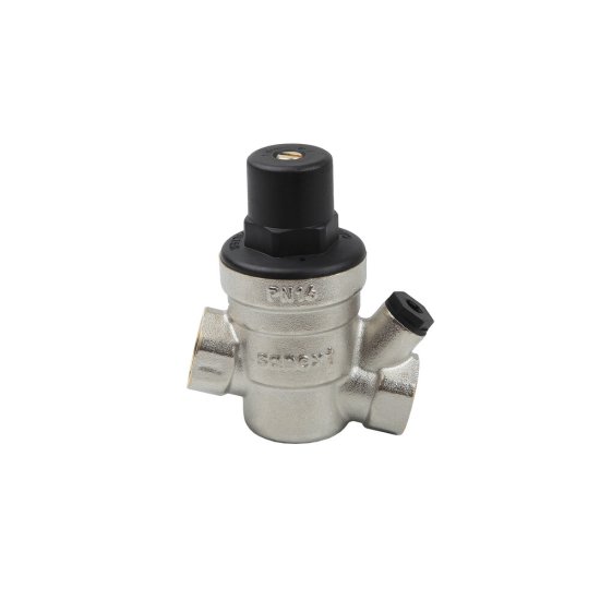 Редуктор давления Sanext DPRV-L с фильтром 1/2 ВР(г) мембранный с отверстием под манометр (8555)