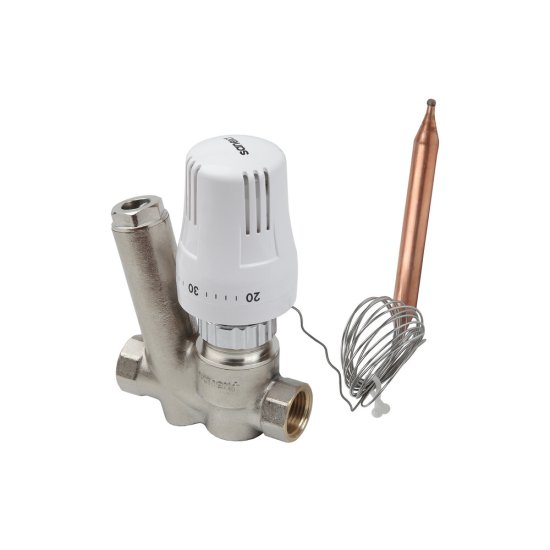 Клапан балансировочный термостатический Sanext TV-L 1/2 ВР(г) х 1/2 ВР(г) 16 бар (6618)