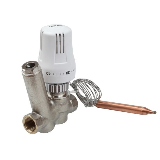 Клапан балансировочный термостатический Sanext TV-L 1/2 ВР(г) х 1/2 ВР(г) 16 бар (6618)