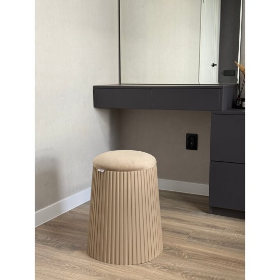 Пуф капучино-ванильный крем Sheffilton SHT-B23