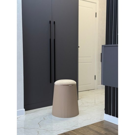 Пуф капучино-ванильный крем Sheffilton SHT-B23