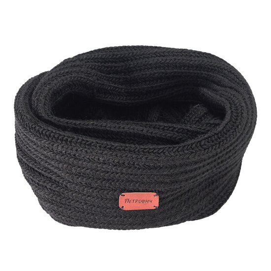 Снуд черный с логотипом